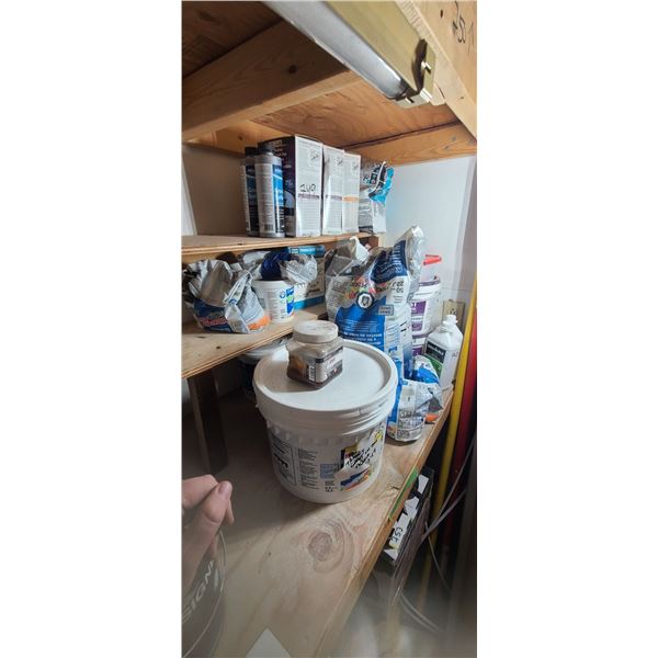 GROUT AND FLOOR ADHESIVE ON SHLF
