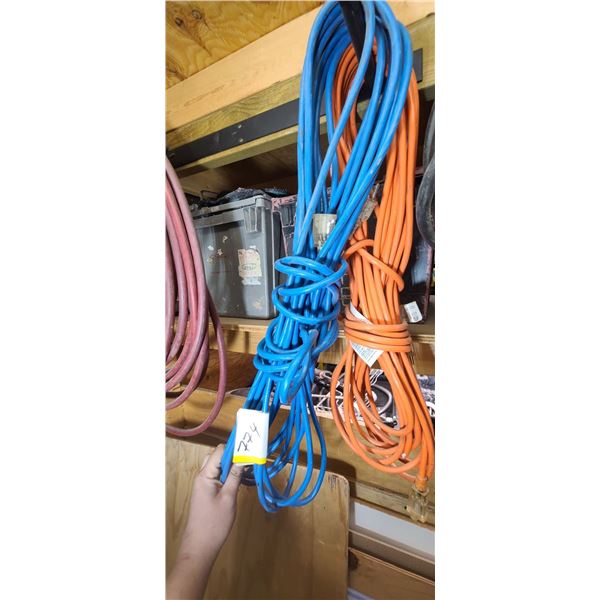 TWO EXTENSION CORDS