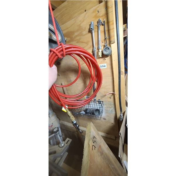 AIR COMPRESSOR HOSE AND ATTACHMENTS
