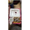 Image 11 : FOUR BOXES OF MISC, PAILS AND TOTES