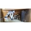 Image 3 : CONTENT OF THREE SHELVE CABINET - DOOR KNOB SETS ETC