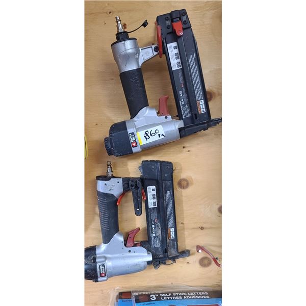 TWO PORTER CABLE BRAD NAILERS
