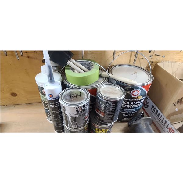 FLEX SEAL, RUBBER ROOFING UNDERCOAT AND MISC