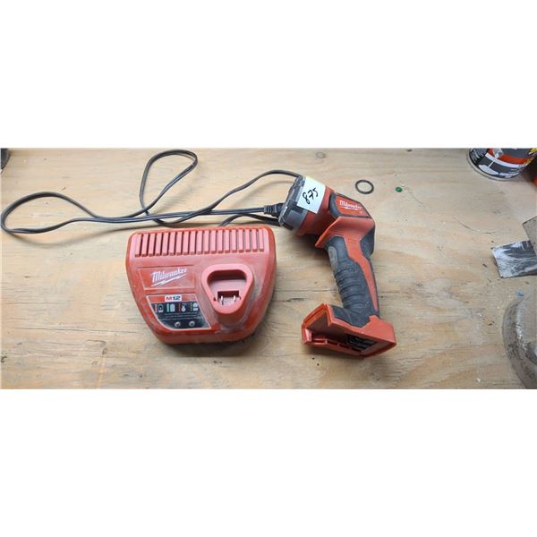 MILWAULKEE M12 LIGHT AND CHARGER - NO BATTERY