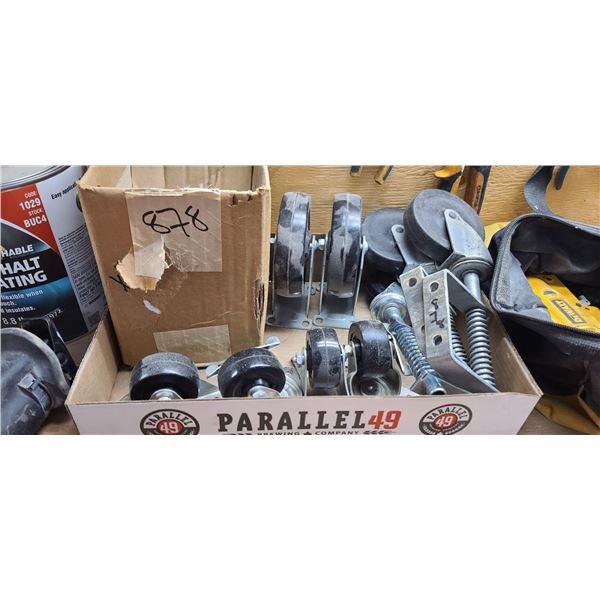 ASSORTED DOLLY WHEELS AND SCAFFOLD WHEELS