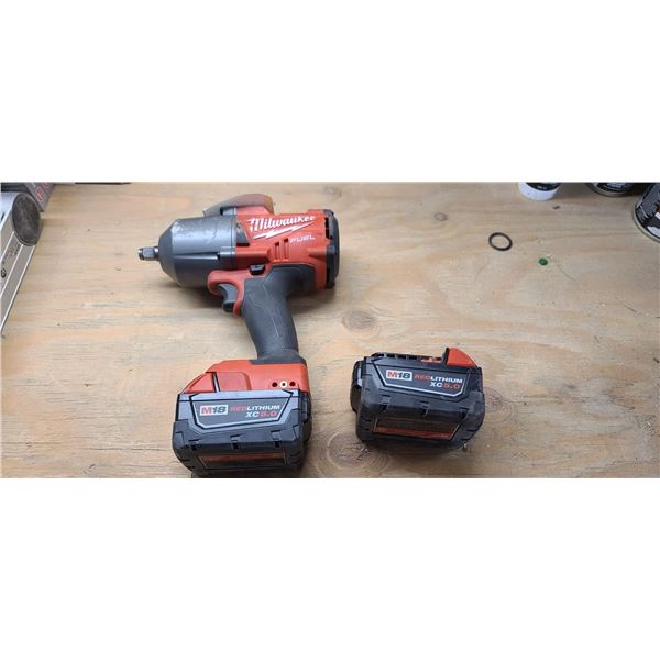 M18 FUEL 1/2" IMPACT WRENCH WITH EXTRA BATTERY - NO CHARGER