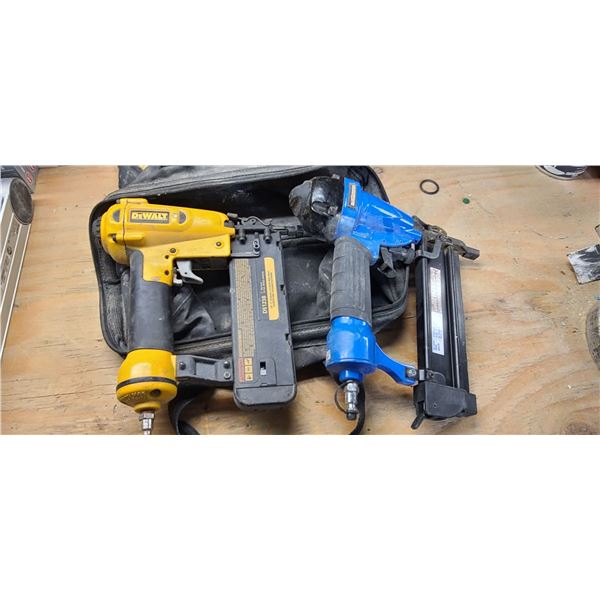 DEWALT AND MASTERCRAFT AIR BRAD NAILERS