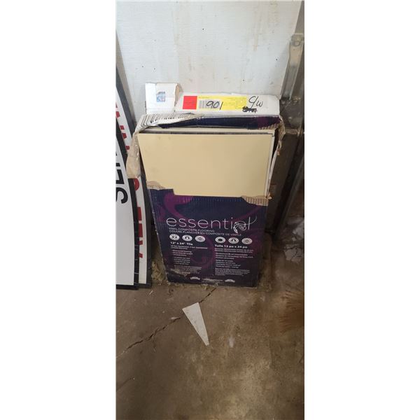 SIX BOXES OF LAMINENT 12X24" TILE