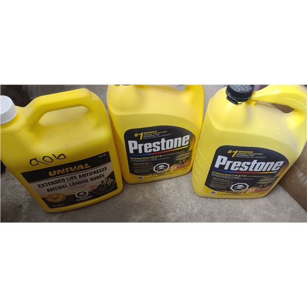TWO 4L BOTTLES OF ANTI FREEZE