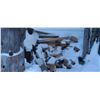 Image 11 : 3 VERY LARGE OF FIREWOOD PILES OF FIREWOOD AND ONE PILE OF UNSPLIT ROUND WOOD PIECES