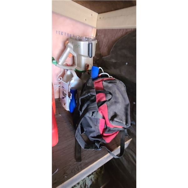 SEEDER AND FERTILIZER/PESTICITE  SPRAYER AND MISC ITEMS