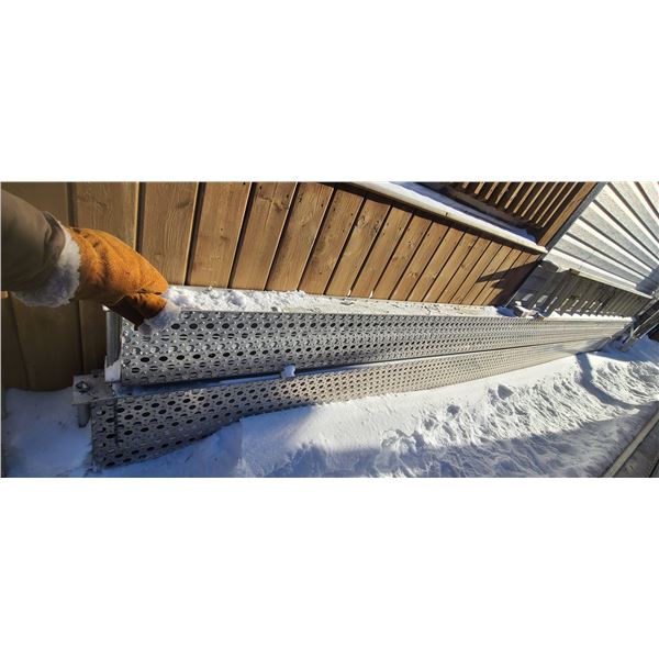 24 FT ALUMINUM DECK PLANK 12 INCHES WIDE ( PUMP JACK FOR THIS UNIT IS SOLD IN LOT 972