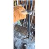 Image 11 : ALL GARDEN TOOLS, SHOVELS, ICE PICKS, AND 2 WHEEL DOLLY IN PHOTO