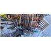 Image 1 : ALL GARDEN TOOLS, SHOVELS, ICE PICKS, AND 2 WHEEL DOLLY IN PHOTO