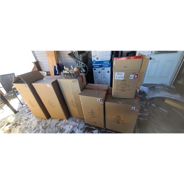 LARGE NEW 6 PIECE NATIVITY SCENE