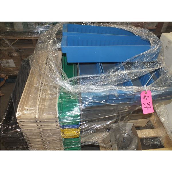 Pallet Of Assorted Parts Bins