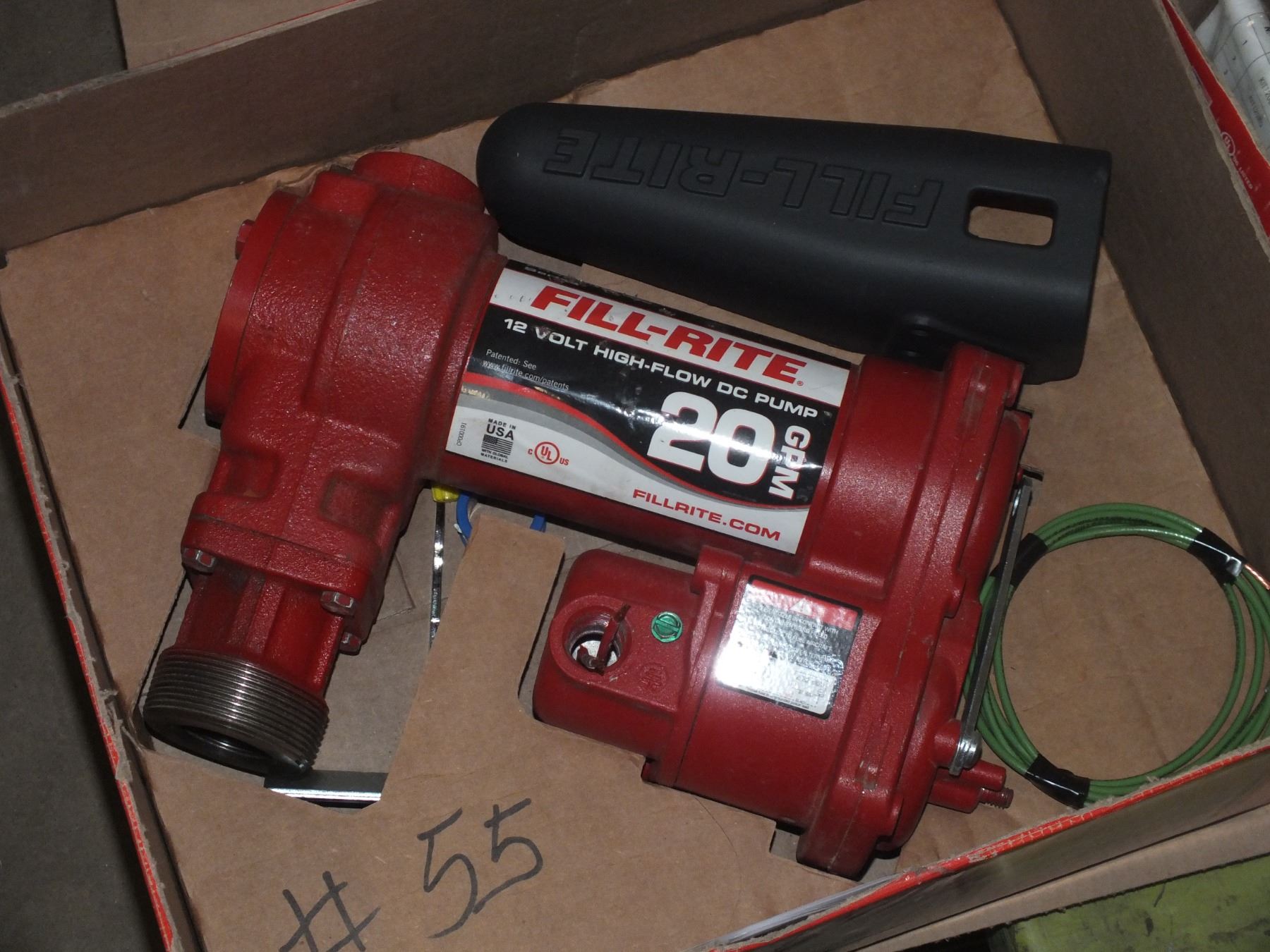 Fill Rite Pump Front View Fill -Rite Pump Lot