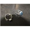 Image 1 : 2 Silver Colored Rings