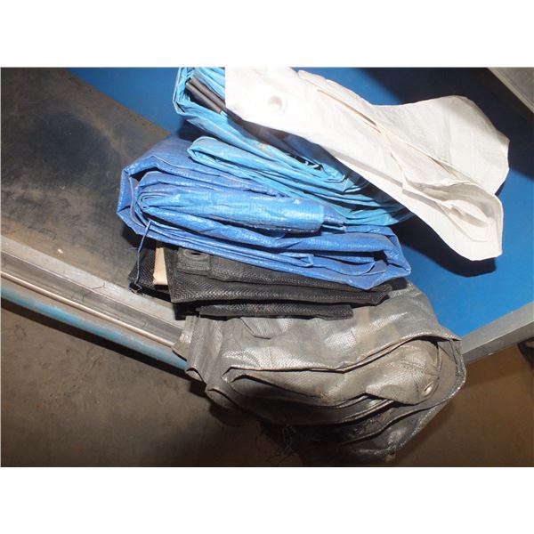 6 Assorted Tarps