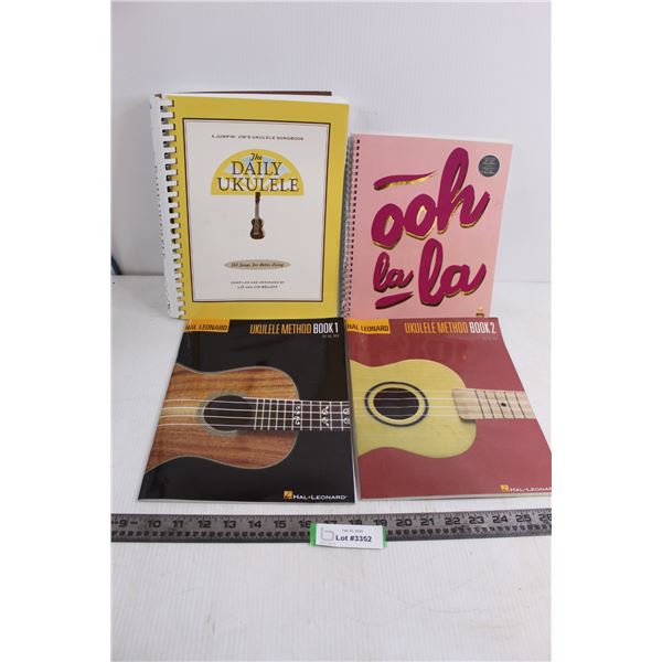 (3) Ukelele Books (Methods & Song), Notebook