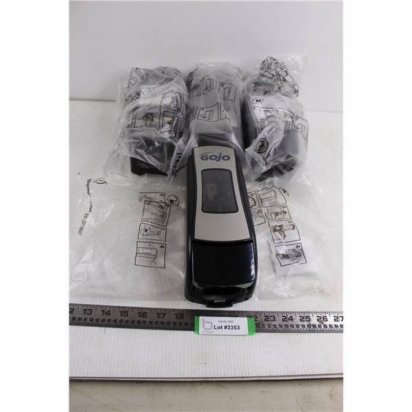 (4) Gojo Mountable Soap Dispensers - Unused