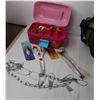 Image 4 : Cabela's & Barbie Tackle Boxes- Fish Hooks, Filleting Knife, Trout Bait, Misc.