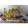 Image 2 : (4) Straw Beach Mats, Birthday Decorations- Balloons, Streamers, Candles, Etc., Halloween 3D Photo