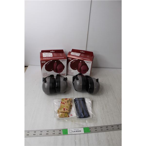 (2) Kool Kollars, (2) Cap Mounted Ear Cups