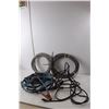 Image 2 : Jumper Cables, (2) Safety Helmets, HDMI Cord, Misc.