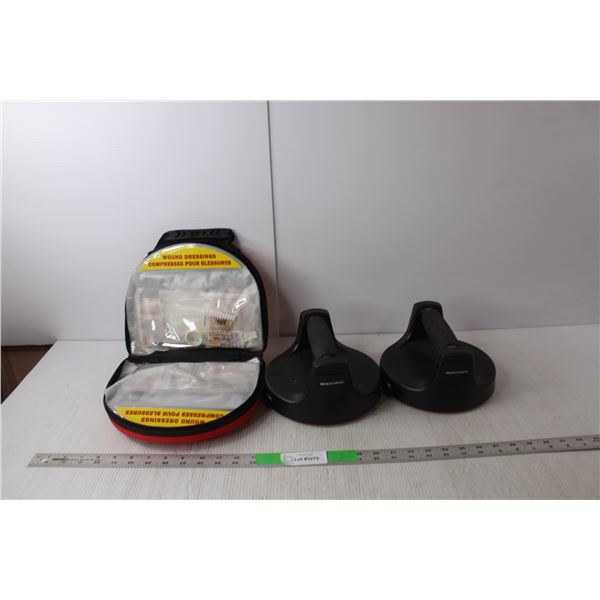First Aid Kit & BodyRev Push up Handles