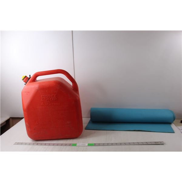 Gas Canister 18" Tall x 14" Wide & Yoga Mat- WILL NOT SHIP