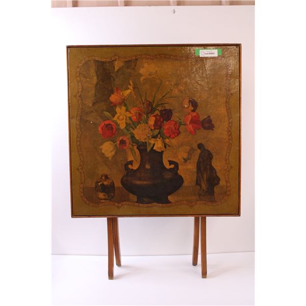 * Custom Built Folding Accent Table - 26" x 26" x 36" - CANNOT SHIP