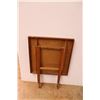 Image 6 : * Custom Built Folding Accent Table - 26" x 26" x 36" - CANNOT SHIP