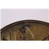 Image 6 : German Beer Hall Copper Plated Wall Plate -12.5" & Aztec Inspired Brass Wall Plate - 12"