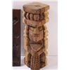 Image 2 : Wood Carved Totem - 13" & Windmill Wall Art Plaque - 12"