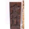 Image 3 : Wood Carved Totem - 13" & Windmill Wall Art Plaque - 12"