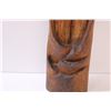 Image 3 : Wood Carved Mother & Child Statue - 21" x 6"