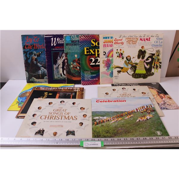 (12) Christmas Records & Musical - Assorted