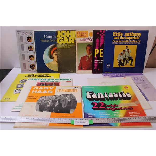 (12) Records: Big Band, Country, Folk - Assorted