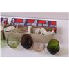 Image 2 : (3) Set of Vintage Shot Glasses - Colored Glass Sets