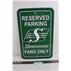 Image 1 : Saskatchewan Roughriders Plastic Sign - 18" x 12"
