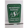 Image 1 : Saskatchewan Roughriders Plastic Sign - 18" x 12"
