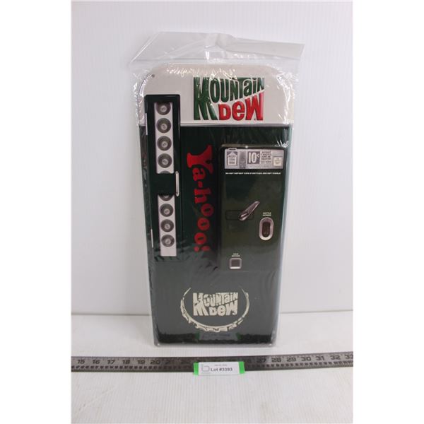 Mountain Dew Metal Sign - 8.5" x 18" - Sealed