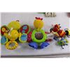Image 2 : Young Child's Toys Lot (Push Corn Popper - Tested, Activity Centers, Squeak Toy)
