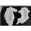 Image 4 : Pair of 3D Plaster Angel Wall Art - Approx 16" x 9" x 4"