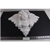 Image 1 : Concrete 3D Angel Themed Wall Art/Shelf - 18" x 11" x 6.5"