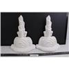 Image 1 : Pair of 3D Plaster Shelves 12" x 10" x 5"