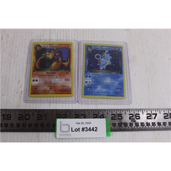 (2) Pokemon Cards - Cannot Guarantee Authenticity