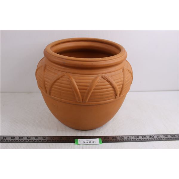 Ceramic Plant Vase 10.5" Tall x 13" Dia
