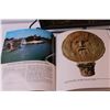 Image 4 : Italian Garden Scene in Frame - 26" x 19" & Rome in Color Guide Book